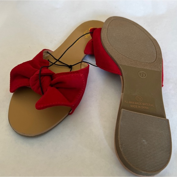 Olivia Ferguson  Lassie  red sandals size 7.5 - Picture 4 of 9